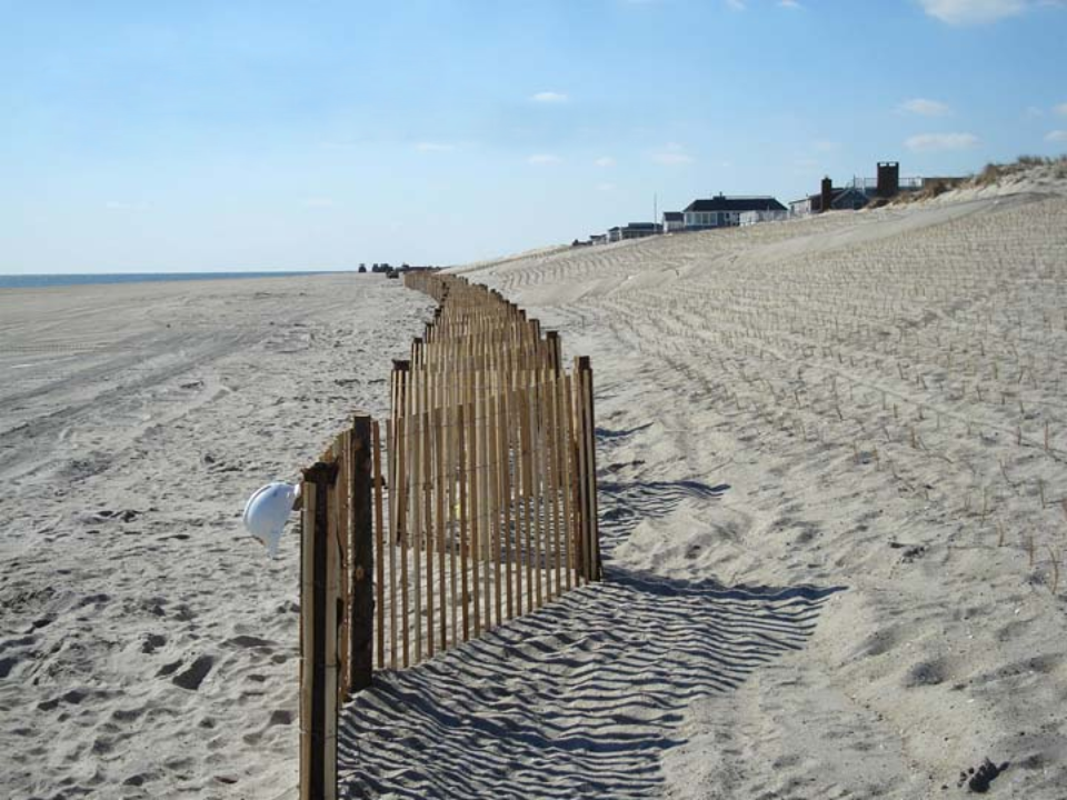 Wooden Sand Fence